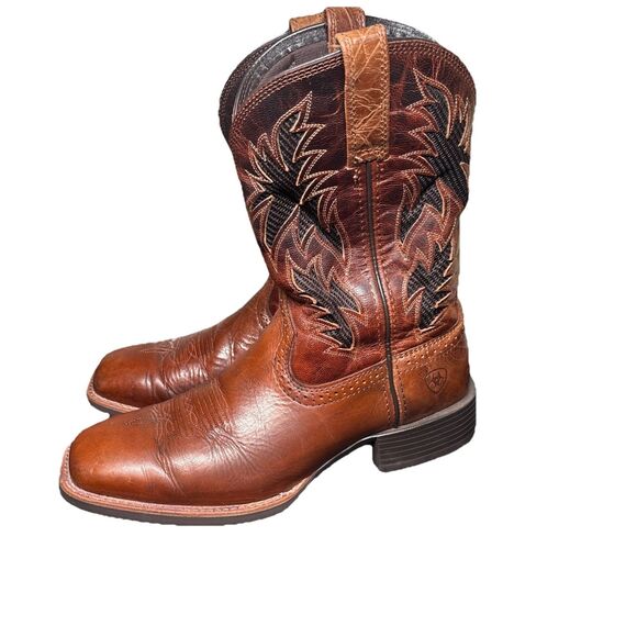 Ariat Sport Cool Men's Western Square Toe VentTEK Cowboy Boots Size 9D - Picture 1 of 9